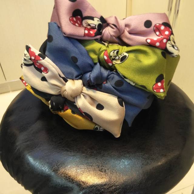 Hair hoop female joker go out wash face hair clip cloth art bowknot lovely wash gargle head hoop contracted Korean web celebrity pressure hair thumbnail
