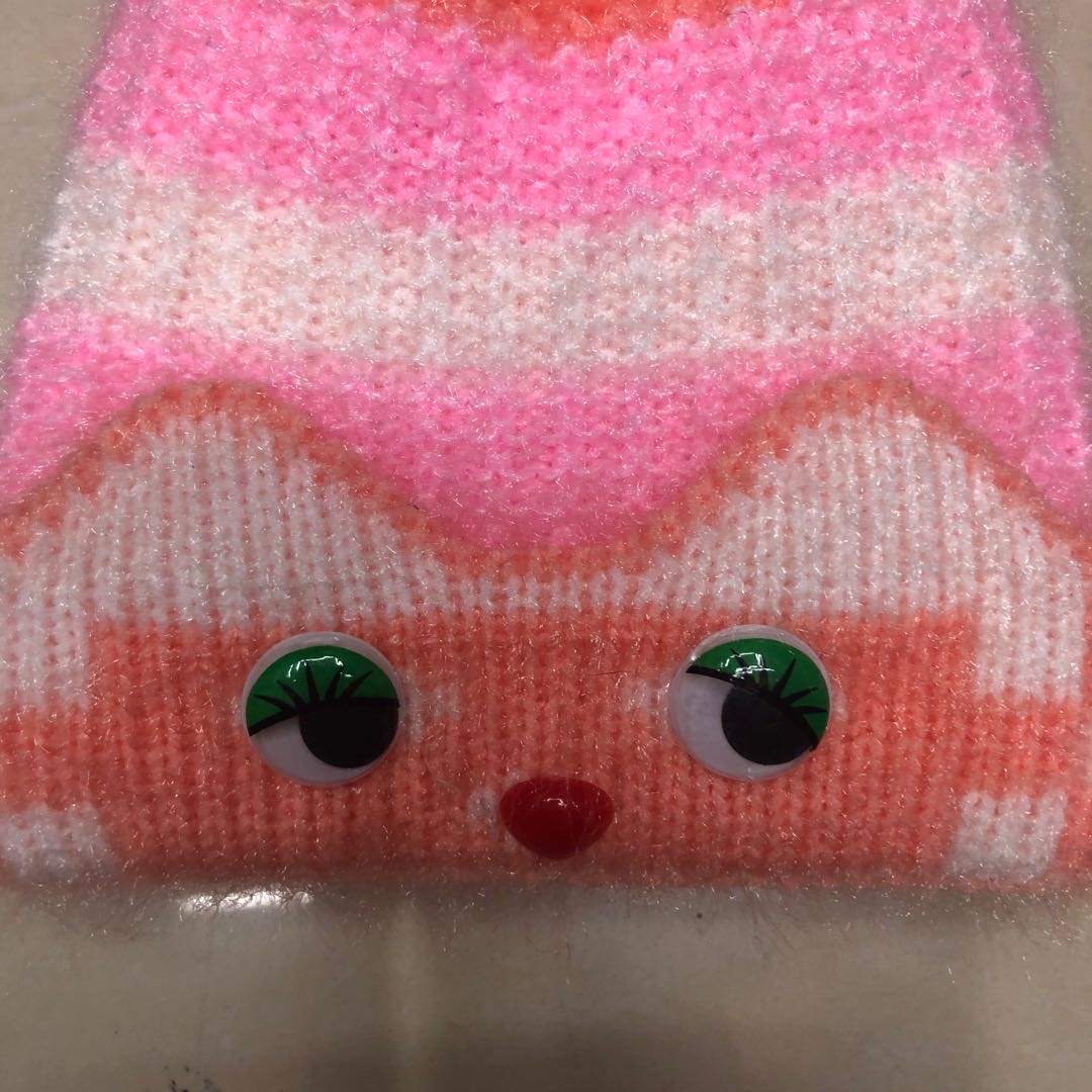 Baby Hat Autumn Winter Korean Cartoon Knitted Hat Boys And Girls New Fashion Pullover Hat Children's Hat details Picture