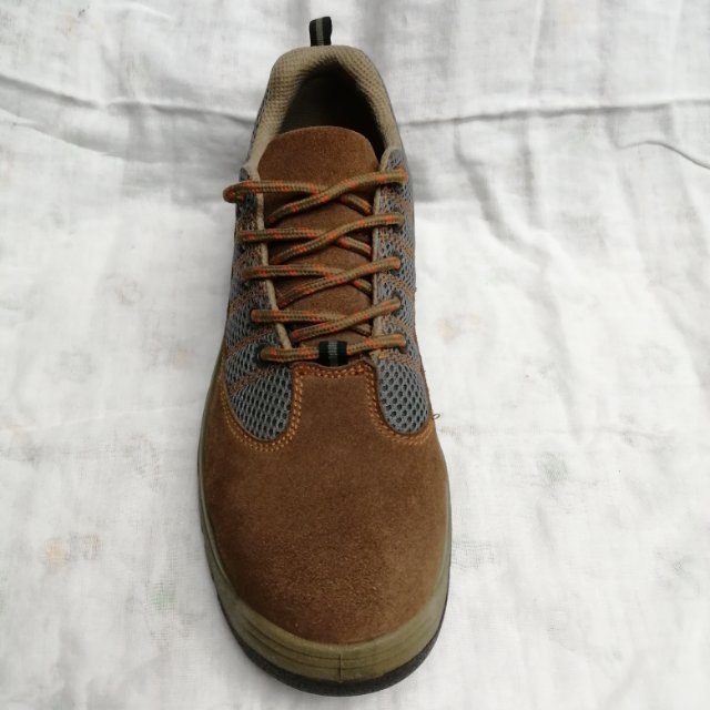 飞织绒布劳保鞋钢包头防砸安全鞋绝缘鞋耐油工作皮鞋防护鞋产品图