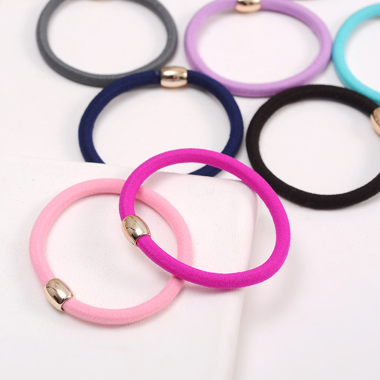 Korean Bottom Hair Band Korean Hair Accessories Super Elastic Hair Rope Simple Tie Head Specification drawing