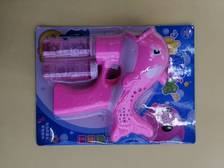 小海豚造型泡泡枪套装塑胶材质户外玩具厂家直销