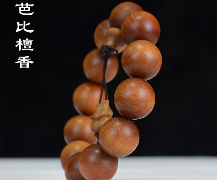 缅甸黄花梨手串2.0木质佛珠男手链细节图