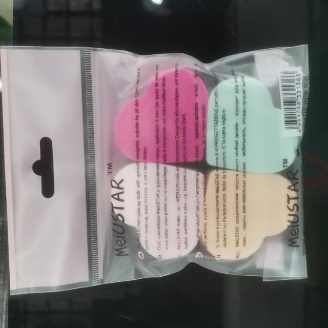 Flower Four Pieces Of Fruit Colorful Powder Puff Sponge Powder Puff Love Soft details Picture