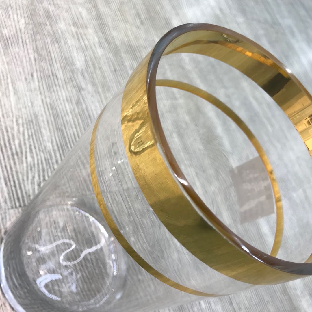 A gilded vase with a bottle mouth, a home decoration item, a vase for hydroponic fresh flowers and plants Specification image