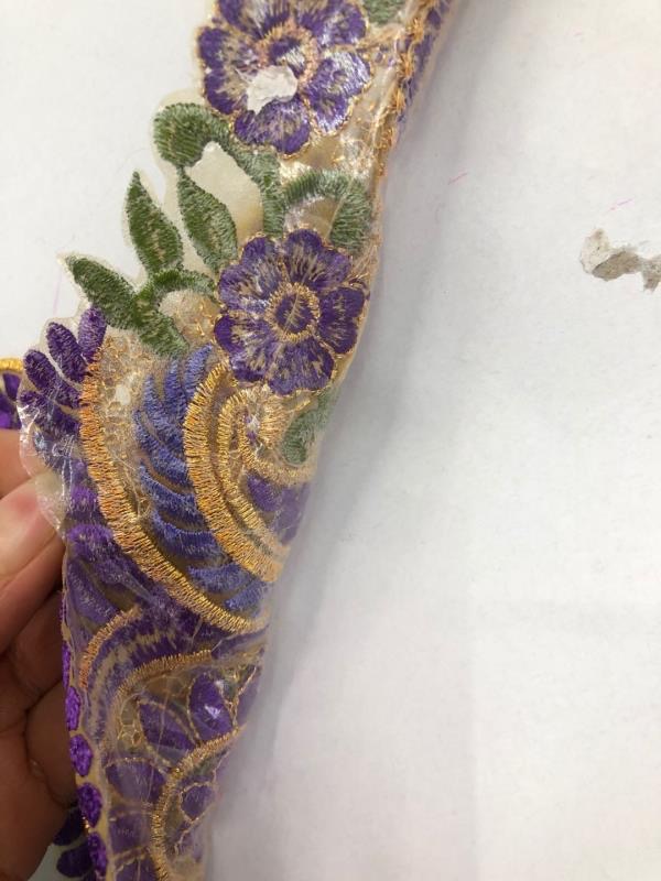 Clothing Accessories Diy Decorative Accessories Collar Cotton Thread Foreign Trade Embroidery Lace Accessories Large Collar Fake Collar details Picture