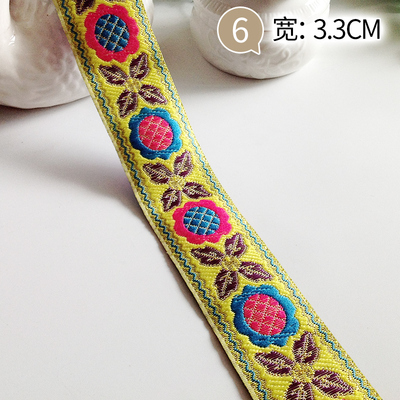 Flower Red White Wine Red Green Lace Flower Embroidery Lace Factory Direct Sales details Picture