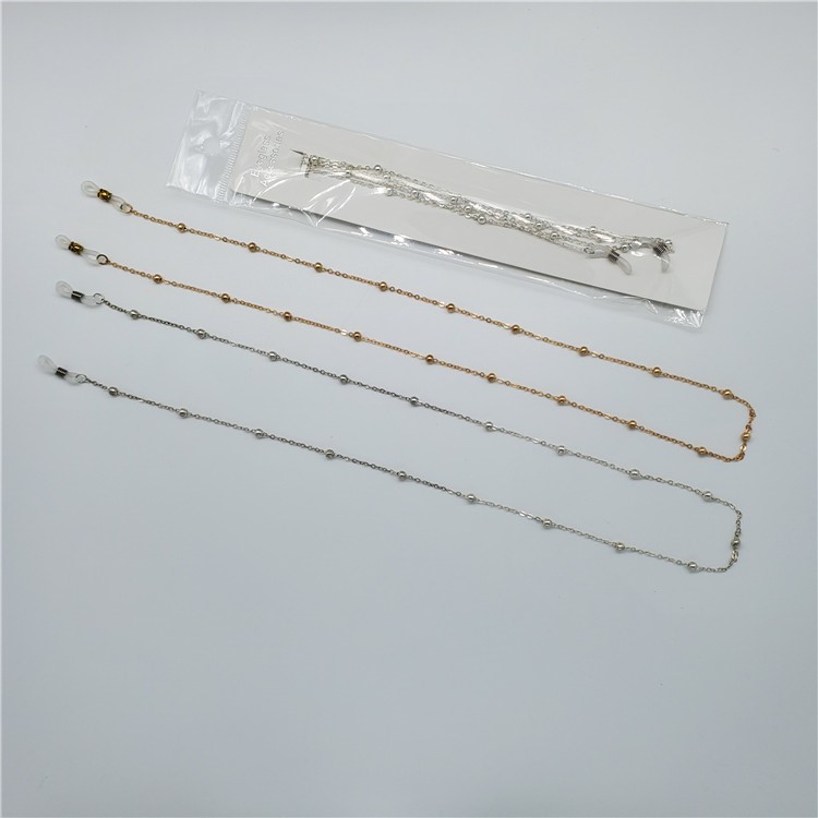 Metal eyeglass rope, eyeglass chain, fashionable eyeglass accessories, hanging anti-loss type S5225 Specification image