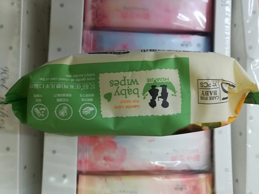 Flower Festival E Series Baby mouth and Hand Special Wet wipes, no additives, non-irritating, 25 pieces soft and fine RO pure water Specification image