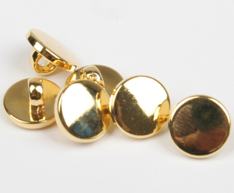 Factory Direct Sales Four-Button Metal Smooth Copper Four-Button details Picture