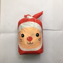 学生适用型可爱卡通小兔兔环保便携式手提塑料袋