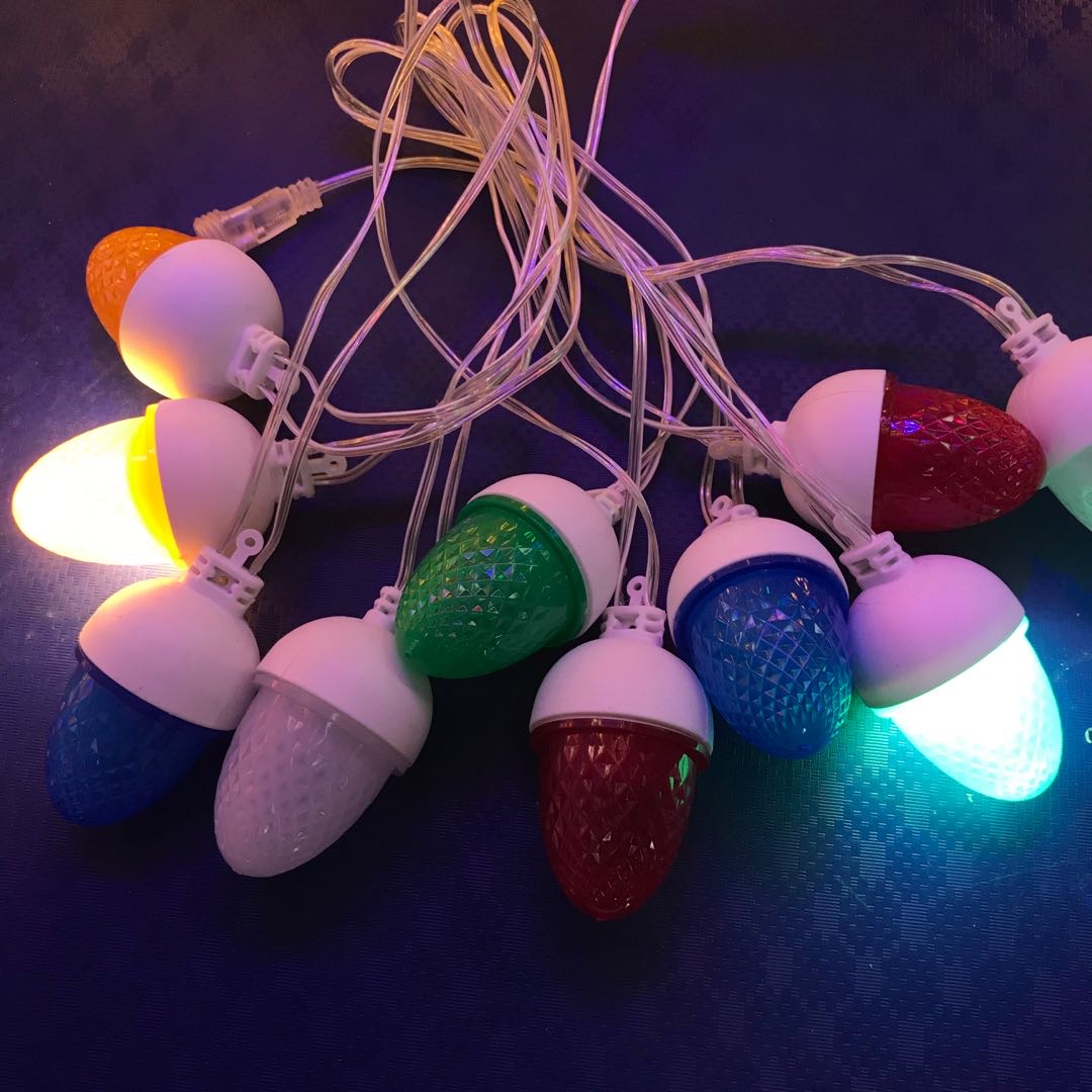 LED color light, photo wall, flashing light, string light, starry sky, room, bedroom decorative light, dormitory, battery, round ball light string Specification image
