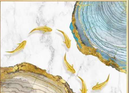 Sanxin Decorative Oil Painting 80X160cm Porch Decorative Painting details Picture