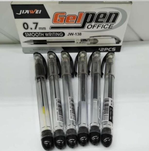 Jiawei JW-138 neutral pen pen office student supplies writing fluency continuous ink factory direct sales