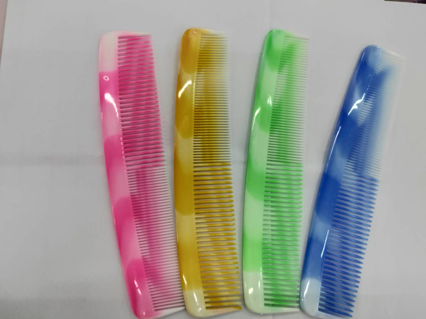 Plastic Smooth Hair Inside Buckle Dual Use Hairdressing Close Tooth Comb Cute Teeth Wide Teeth Comb Practical