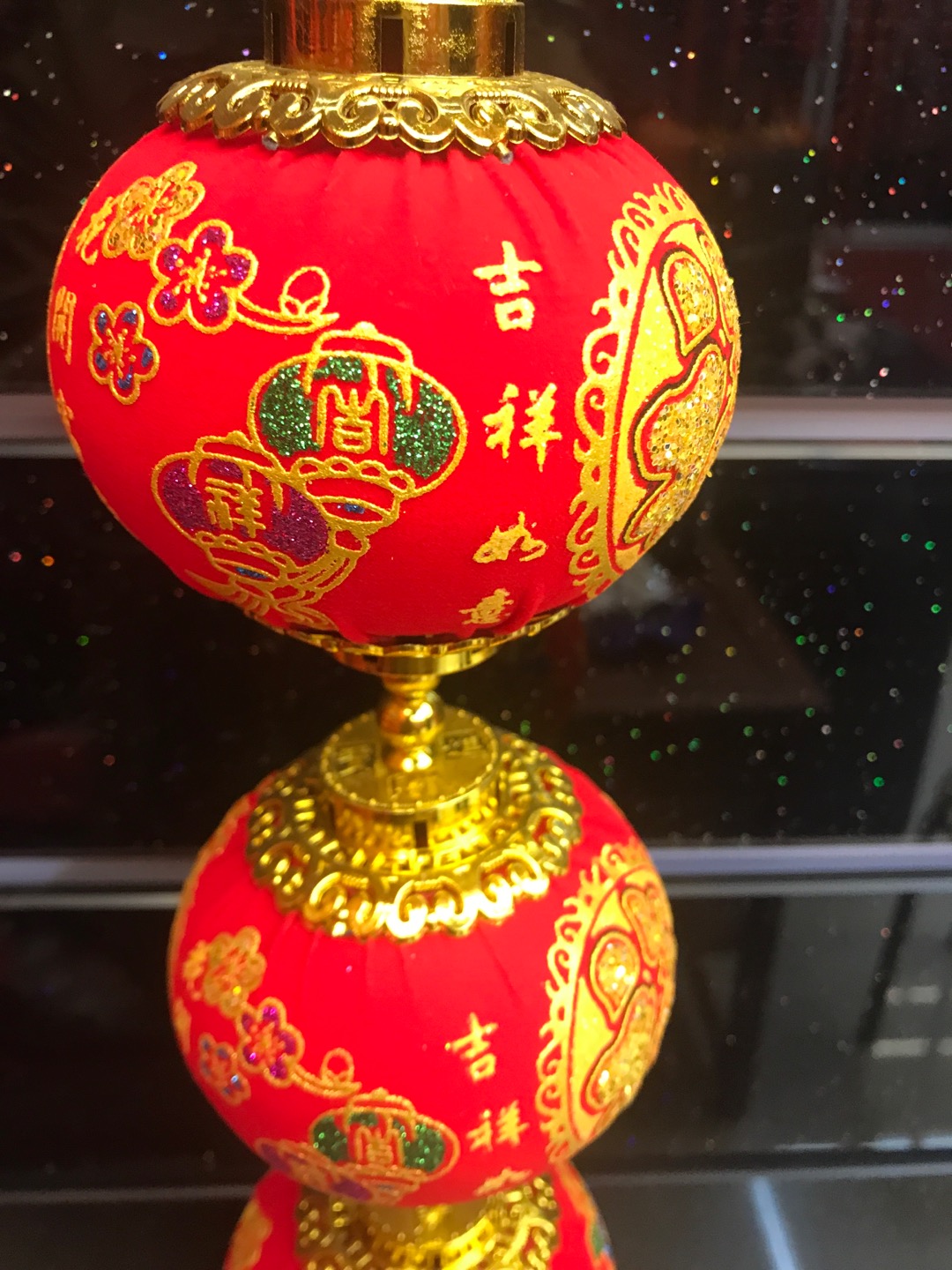 Five-head printed festive and festive home lantern strings details Picture