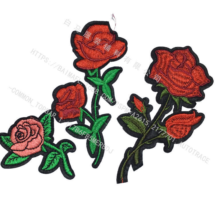 Custom Embroidered Patches on Leather Bag and Pet Collar