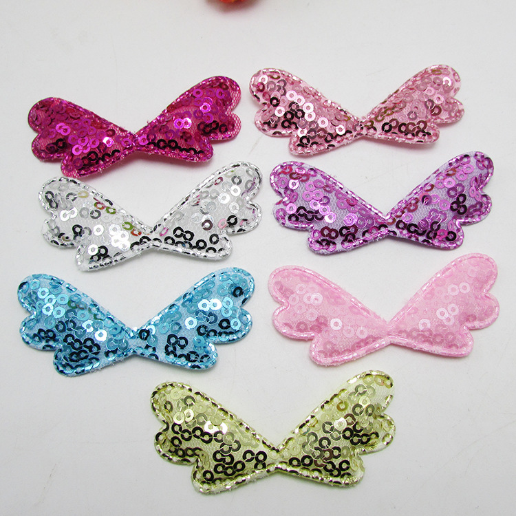 Sequin Princess Wings Children's Hairpin Accessories Korean Version Of The New Handmade Diy Children's Jewelry Hair Accessories Headgear Material