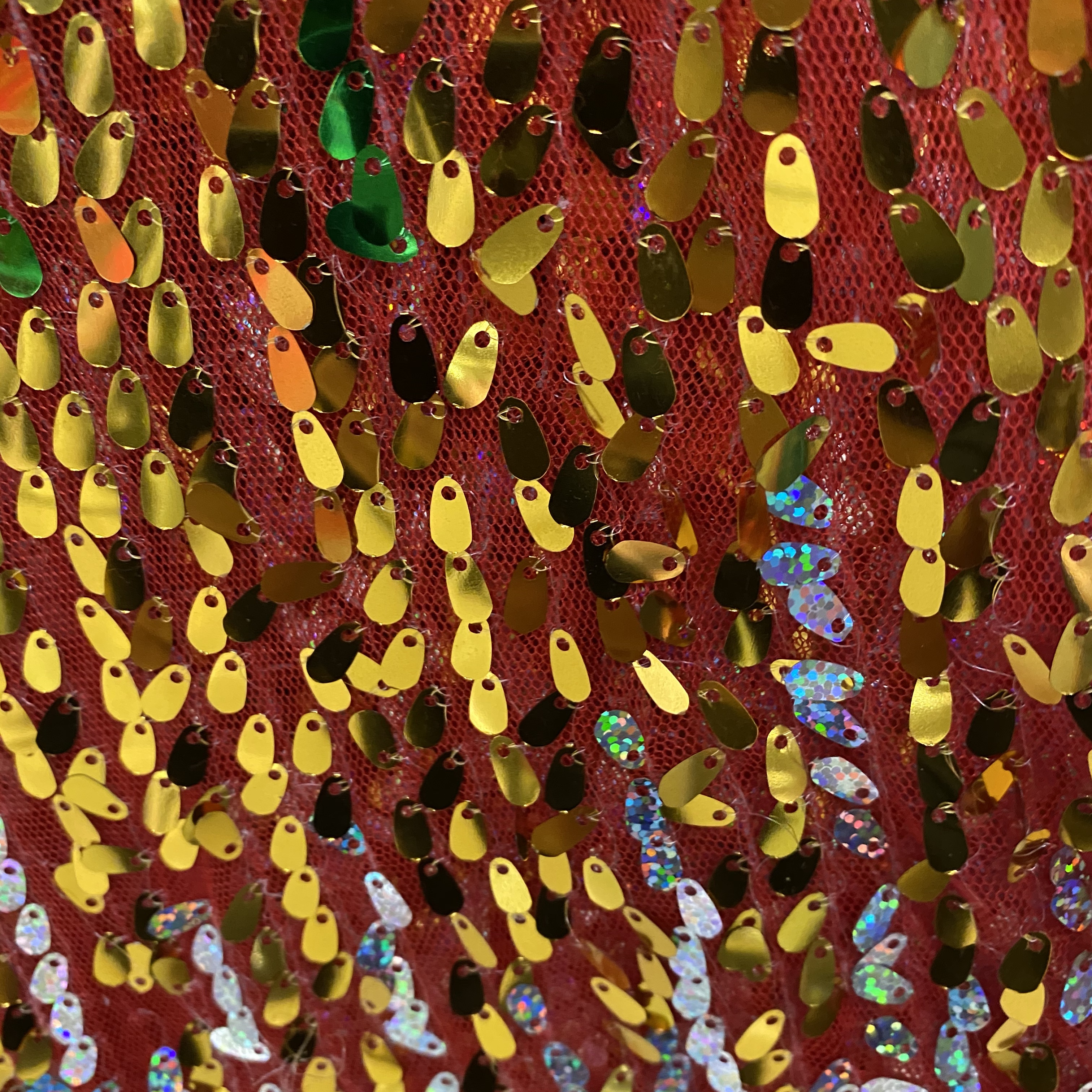 4色底子片网底厂家直销定制满幅珠片亮片布料面料亮片珠片绣花布网布网纱布料细节图