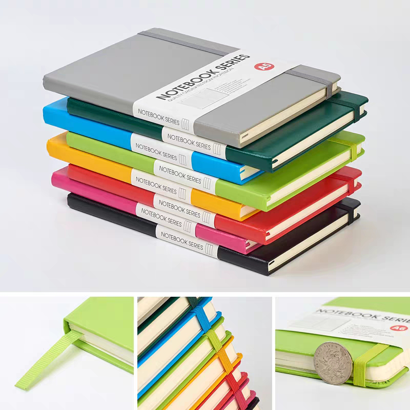 鑫雅文化办公纸品本册笔记本bowen博文 清新日记本办公会议记录本硬抄本皮面活页笔记本子商务工作手册会议记录记事本