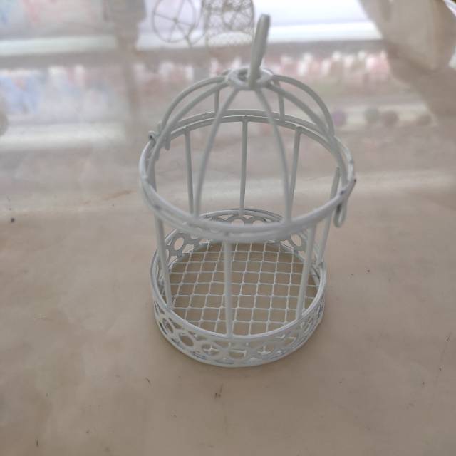 迷你鸟笼摆件拍照道具工艺品细节图
