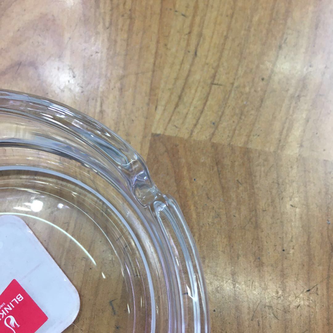 KTG7017 Transparent thick glass ashtray/ashtray/Home, business, living room and office details Picture