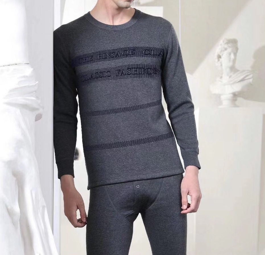 Men's Thermal Underwear Pure Cotton Base Tight Slim Comfort With Underwear New Fashion Thermal Underwear Close Soft And Comfortable Base Underwear Home Underwear details Picture