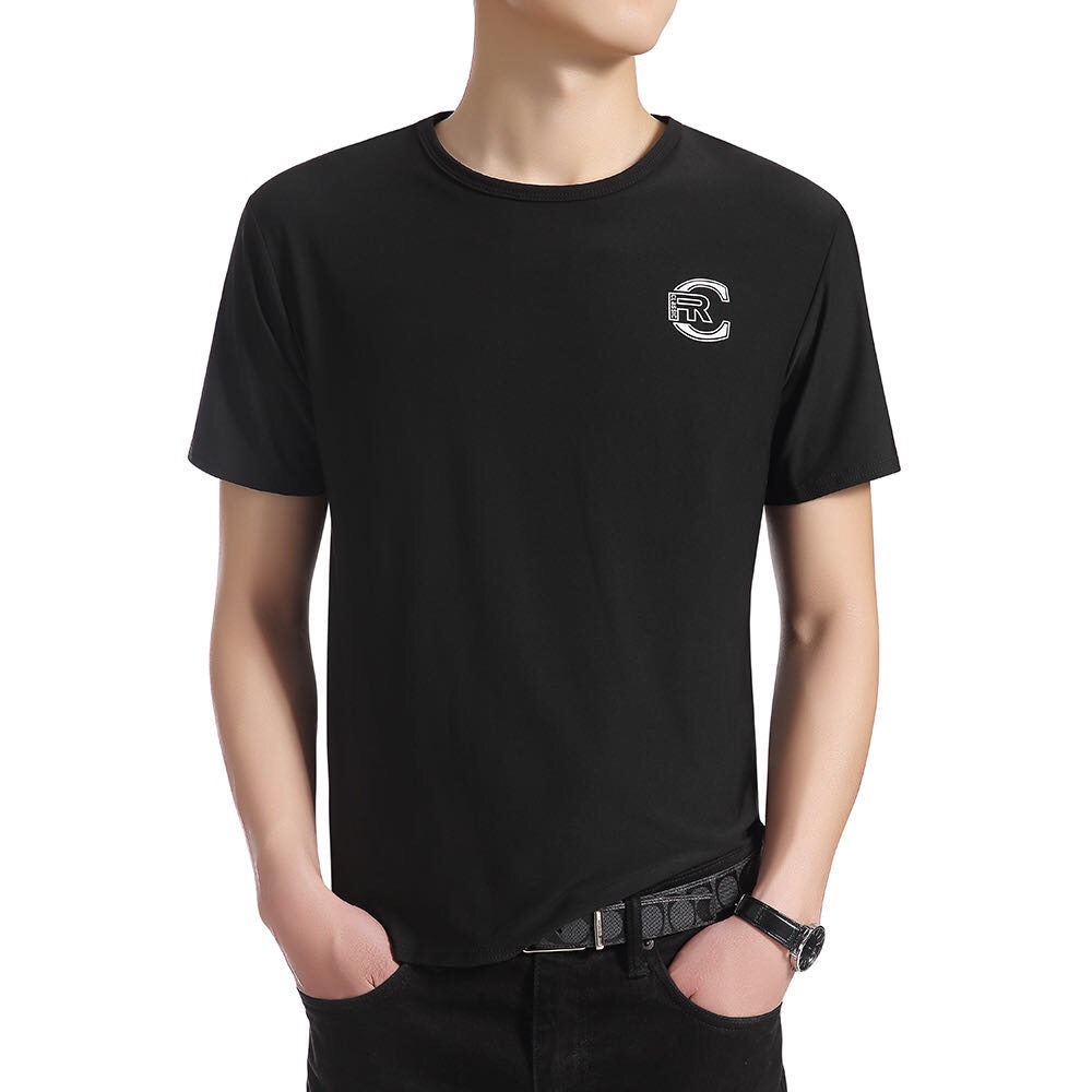 Explosive Men's Short-Sleeved Summer Sports Crew Neck Fashion Undershirt Undershirt