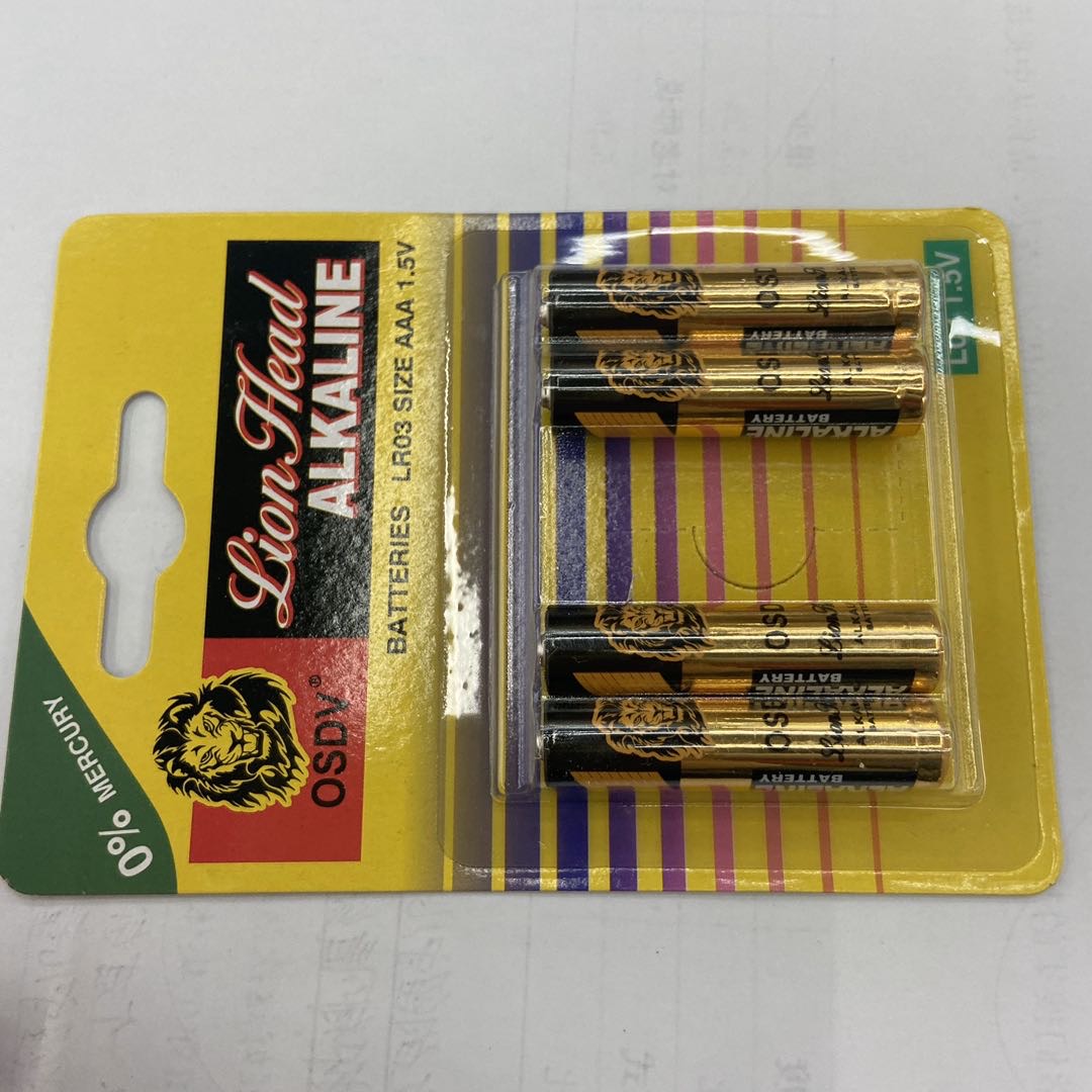 OSDV7号电池1.5V碱性电池计算机玩具4粒