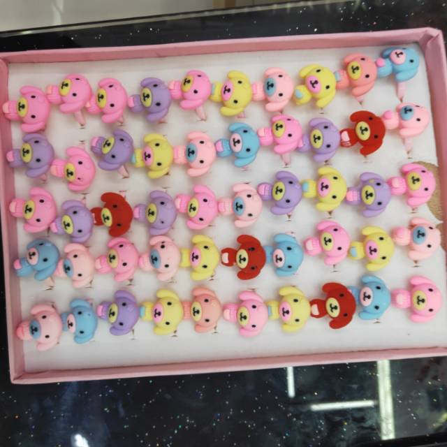 Cartoon Doll Ring Baby Toy Ring Cute Ring