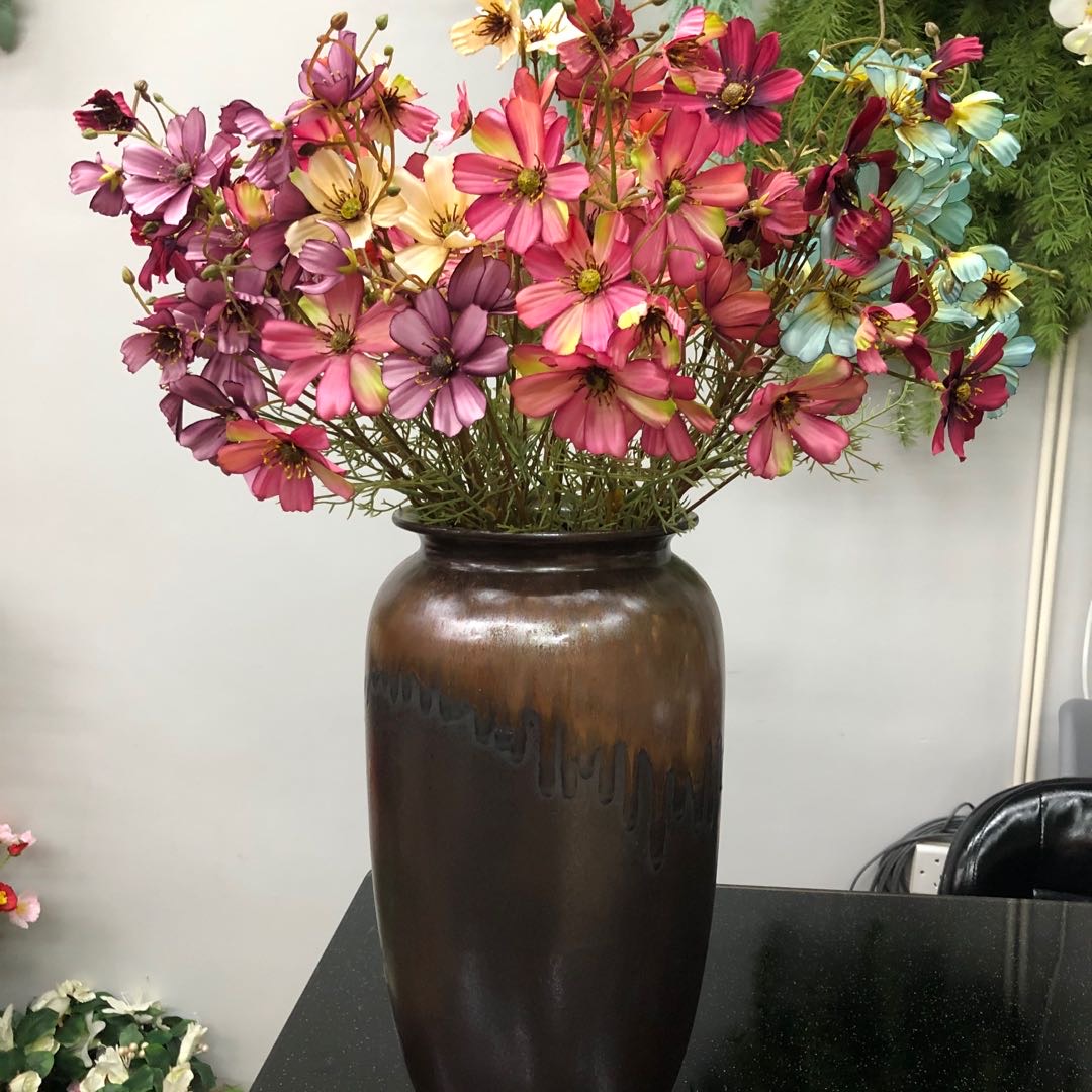 韩式波斯菊样板餐桌花插花花束家庭艺用品
