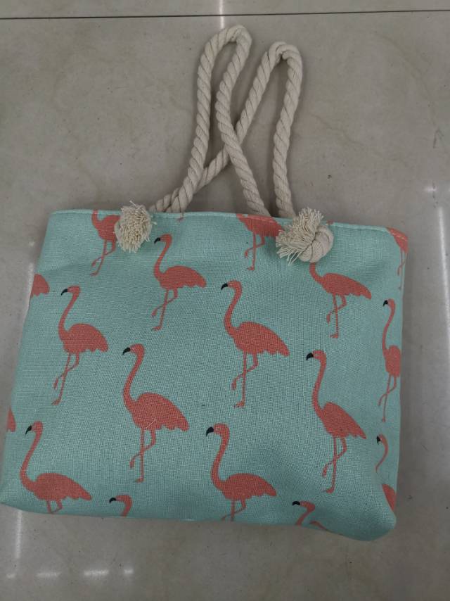 Small Fresh Large Capacity Canvas Shoulder Bag All-In-One Broadband Bag Shopping Bag details Picture
