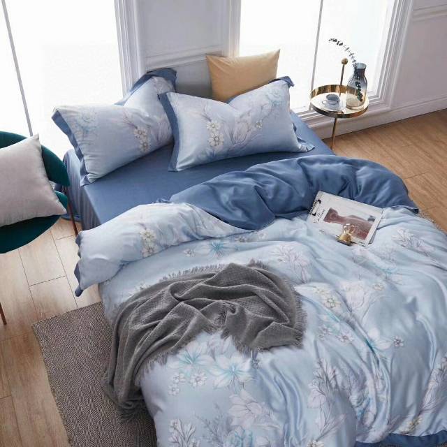 印花图案纯棉四件套图