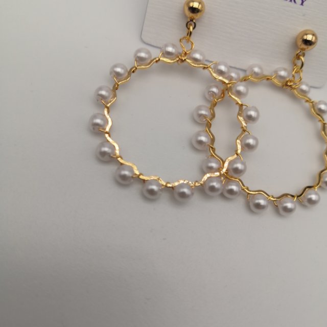 饰品/耳环/耳饰/玫瑰金耳钉/微镶嵌锆石耳环产品图