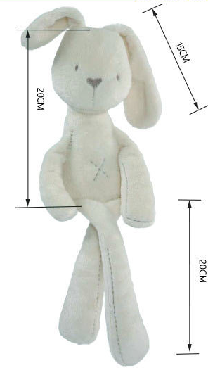 婴童玩具毛绒长脚兔子儿童创意玩偶宝宝安抚陪睡绒布娃娃产品图