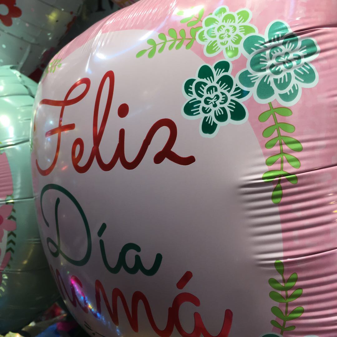 Disposable aluminum film square balloons, environmentally friendly and pollution-free cultural aluminum film balloons details Picture