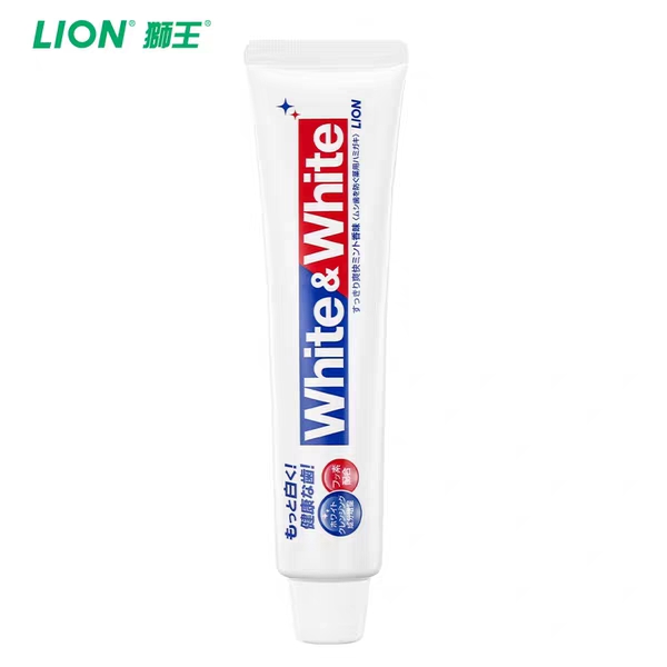 LION/狮王日本进口牙膏网红white美白牙膏亮白牙齿去黄防蛀