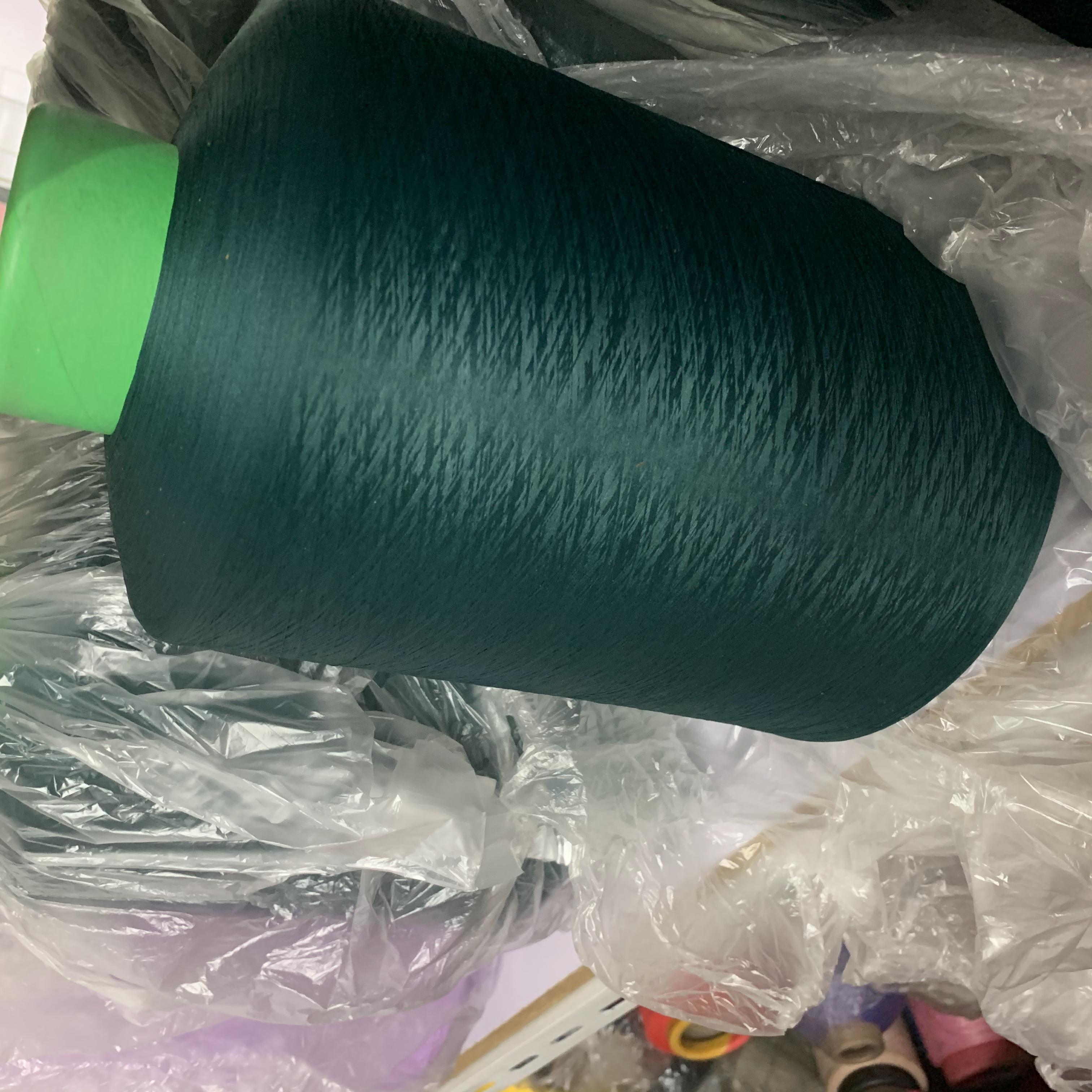 Home handmade polyester thread, DIY needle and thread, dark green