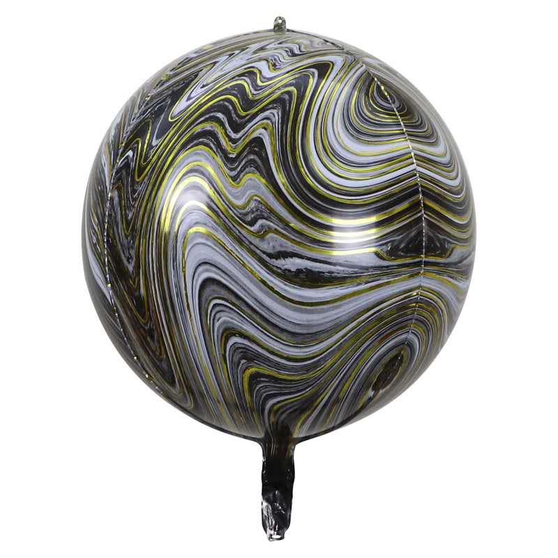 Wholesale of 4D round balls, rainbow balls, aluminum film balloons, inflatable toys, party supplies and festival supplies Specification image