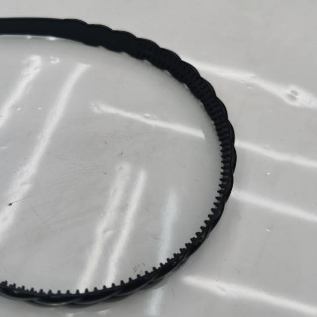 Hot New Water Ripple Black Plastic Ladies Fashion Hair Hoops Hair Hoops Hair Accessories Head Hoops Specification drawing