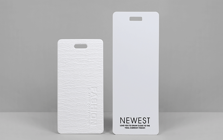 Manufacturers Direct Clothing Tag Custom Atmosphere Simple Kapok Paper Clothing Store Label Custom Women's And Children's Clothing Special Paper Trademark details Picture