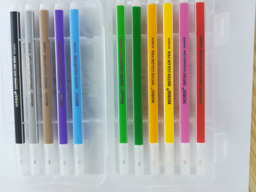 Watercolor pens are washable colored pens for primary school students in kindergartens details Picture