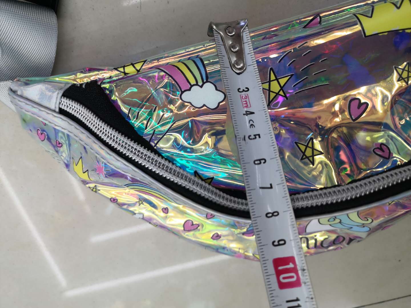 Laser Transparent Female Student Japanese Korean Version Harajuku Campus Everything Simple Street Trend Personality Makeup Bag details Picture