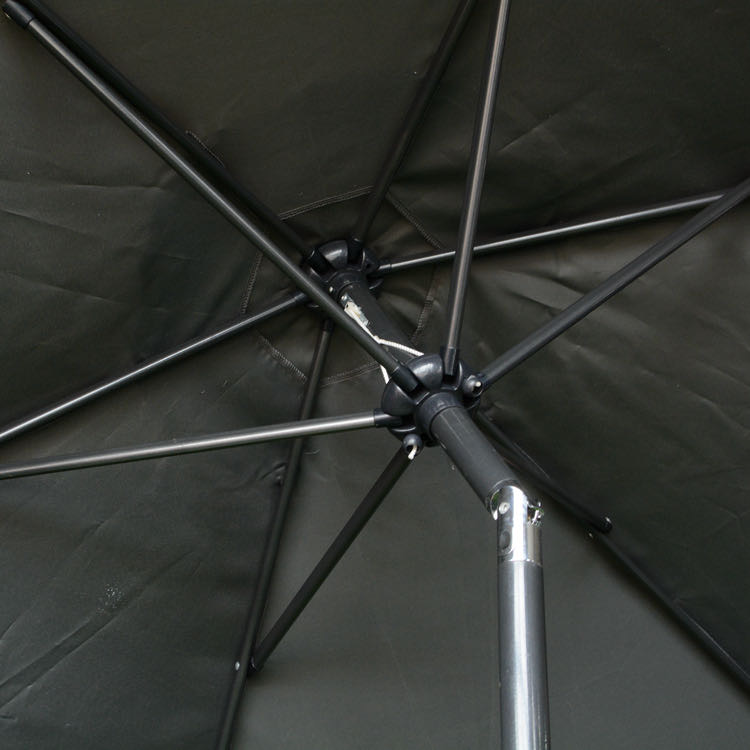 庭院中柱铝伞铁管阳光户外伞遮阳伞折叠摆摊太阳伞沙滩伞产品图
