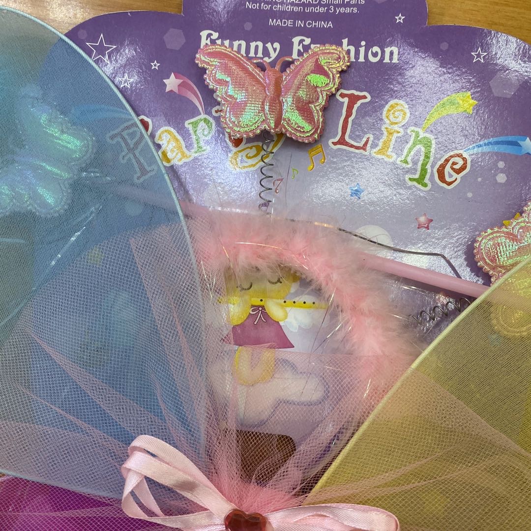 Halloween Props Pompadour Dress Angel Love Butterfly Wings Four-Piece Set Of New Toys Specification drawing