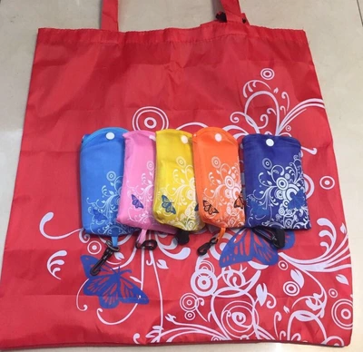 Fashion Printing Polyester Shopping Bag Gift Bag Tote Bag Manufacturers Direct Sales