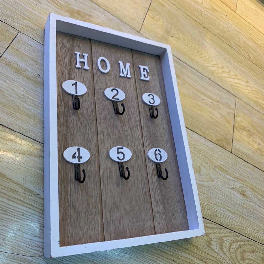 Key Storage Box Wall Hanging Door Creative Home Finishing Porch Key Storage Decoration Specification drawing