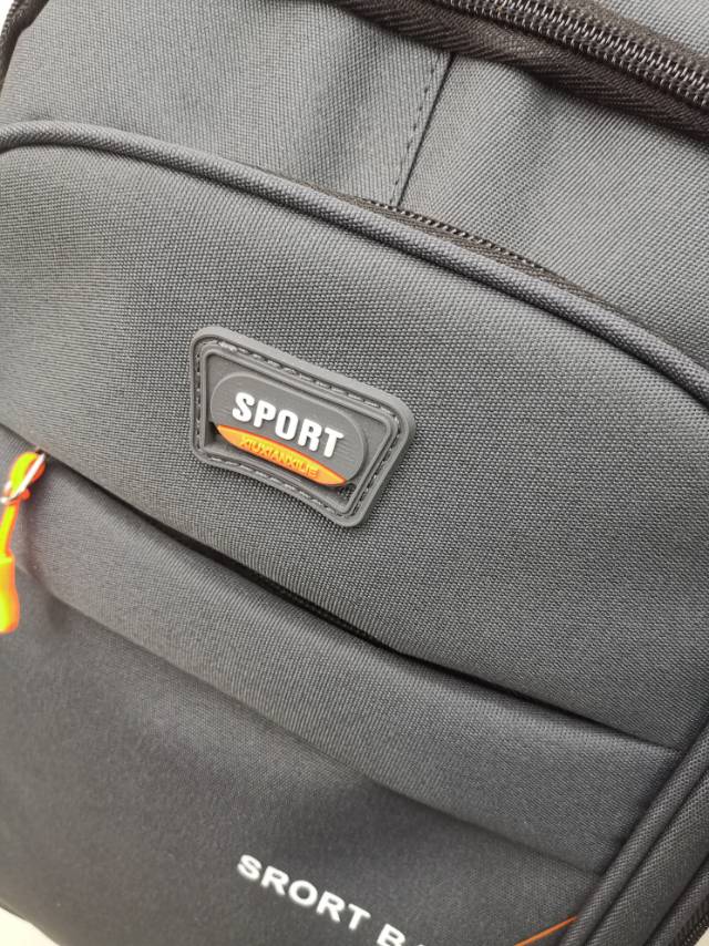 Factory Direct Sales Men's Simple Backpack Leisure Bag Multi-Functional Large Capacity Travel Light Student Bag Specification drawing