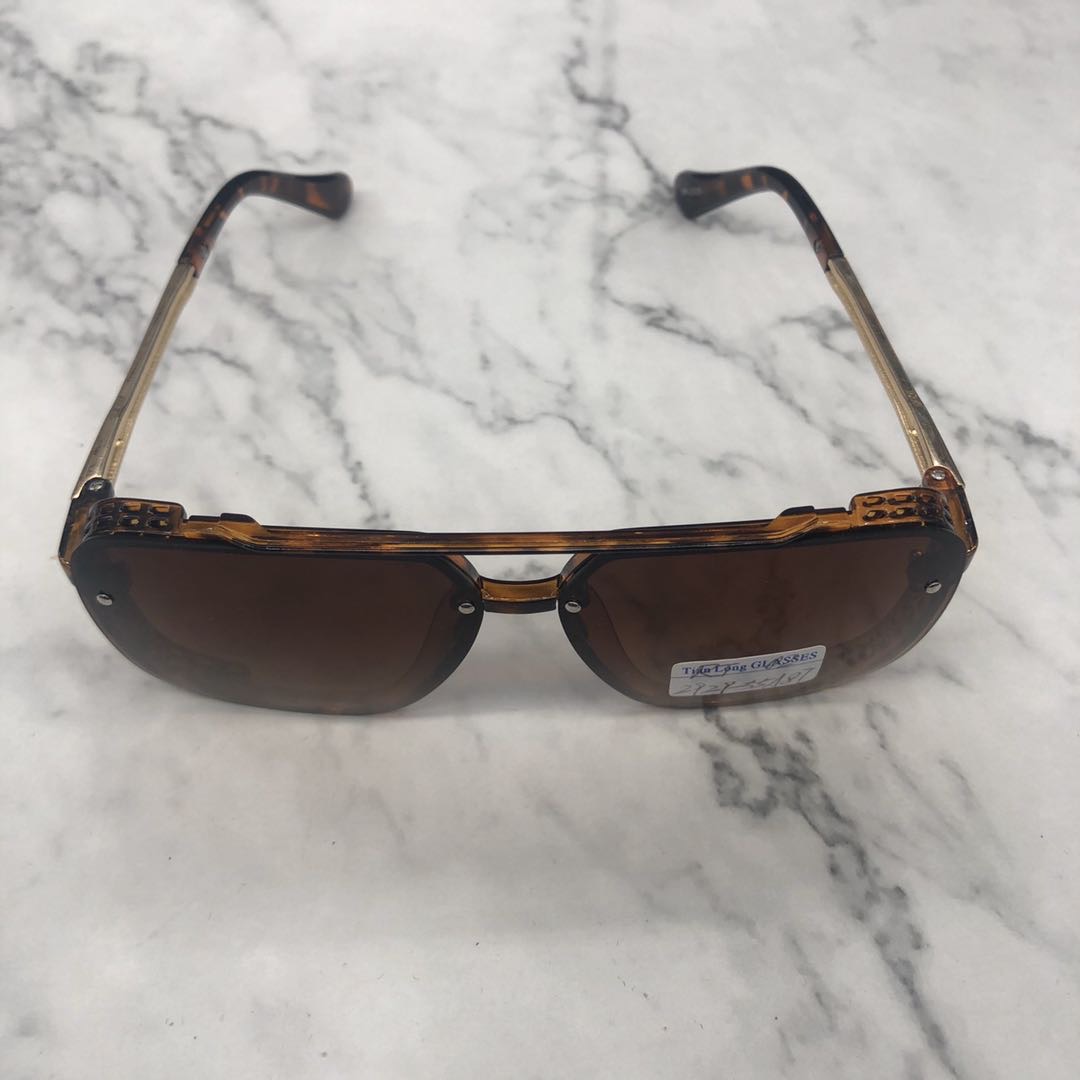 纯天然水晶石头眼镜男清凉养眼墨镜时尚太阳镜大小脸开车蛤