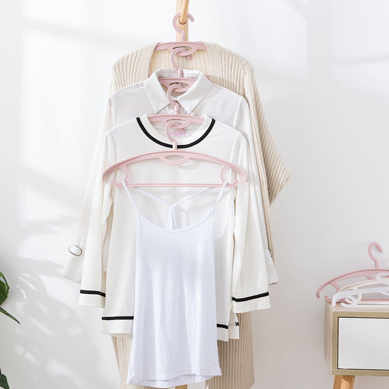 20 Wide Shoulder Non-Trace Hanging Clothes Rack Adult Non-Slip Clothes Rack Drying Clothes Rack Home Support