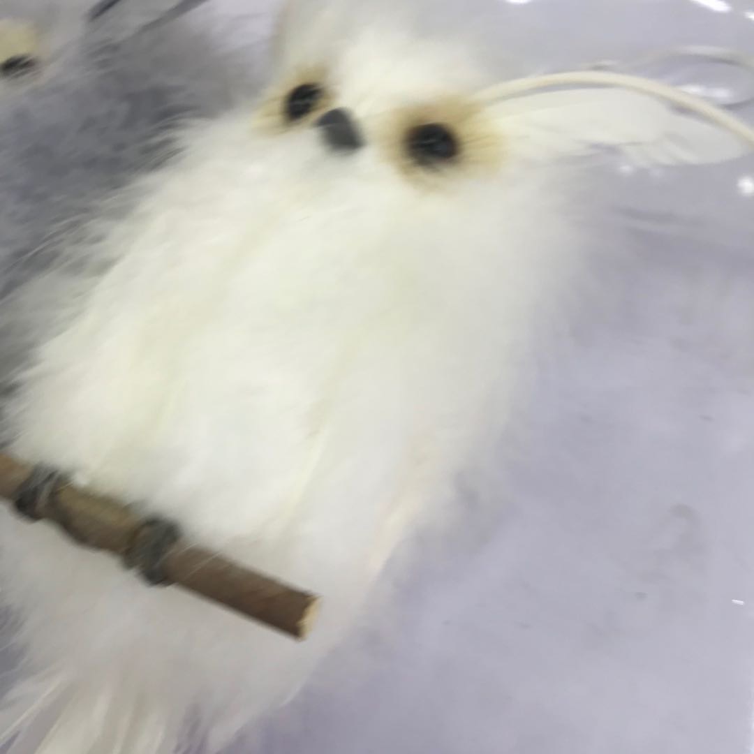 可爱卡通造型树枝猫头鹰挂件摆件工艺品产品图